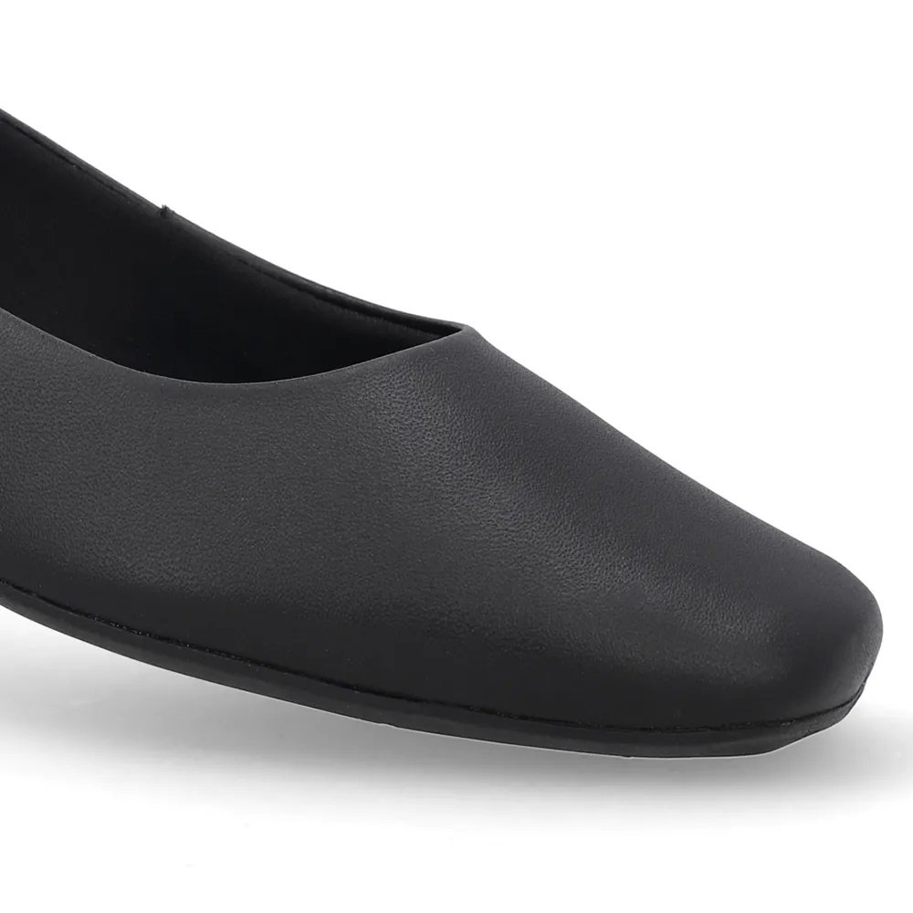 Sapatilha Usaflex Bico Quadrado: Conforto e Tendência Preto 3