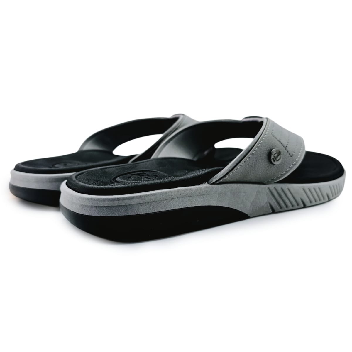 Chinelo Masculino Ortopédico BRspot Alta Absorção de Impacto Cinza 3