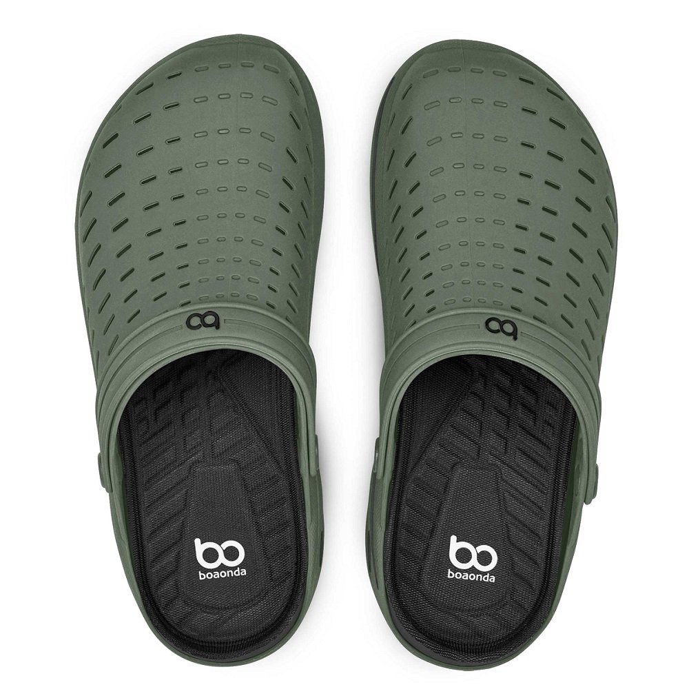 Sandália Ortopédica Brave Masculina Boaonda Alta Absorção de Impacto Verde 3