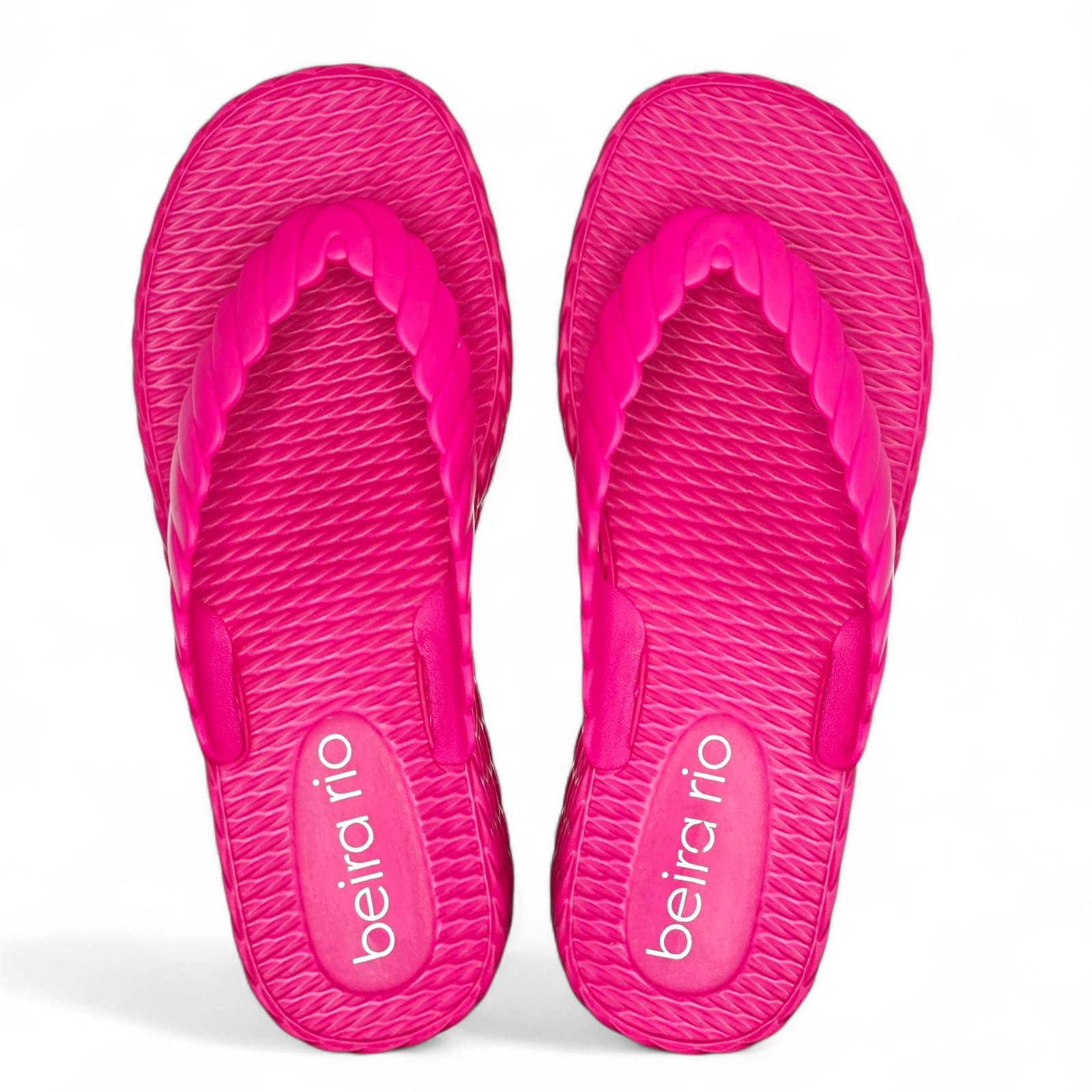 Sandália Anabela Beira Rio Super Leve Estilo e Conforto Pink 4