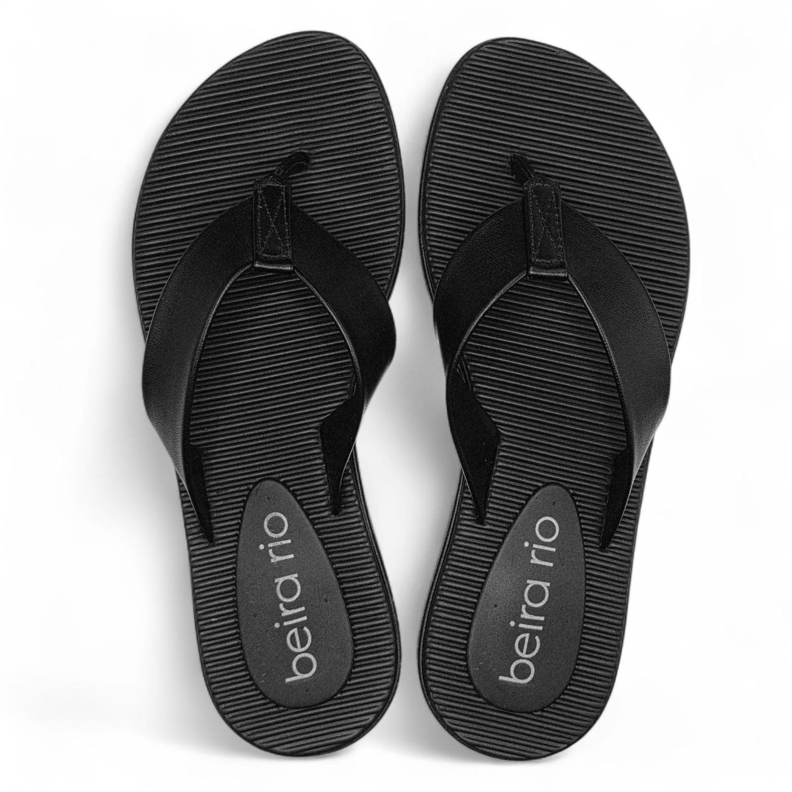 Chinelo Feminino Beira Rio Confortável Leve e Prático Preto 5