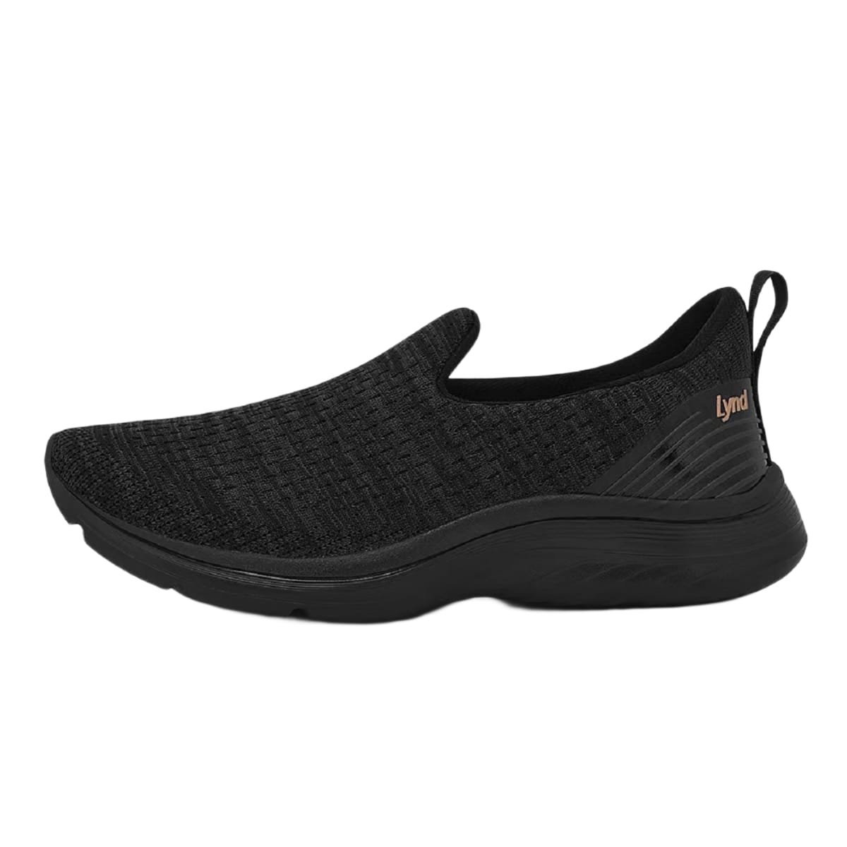 Tênis Lynd Super Leve Slip on Conforto e Estilo Preto 5