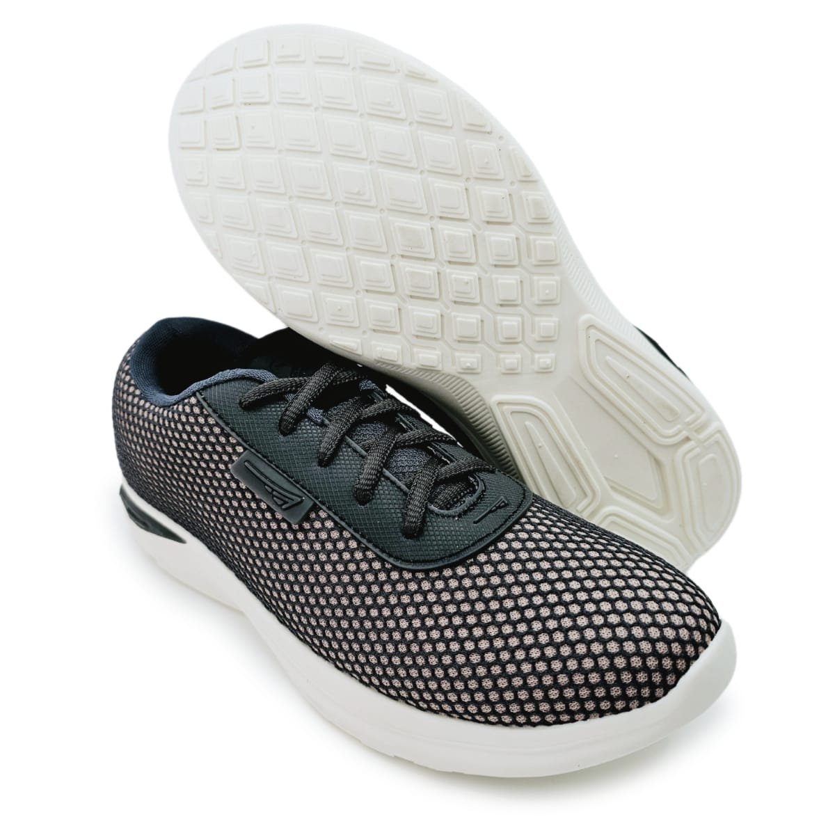 Tênis Feminino Ortopédico Esportivo Leve e Confortável Grafite 5