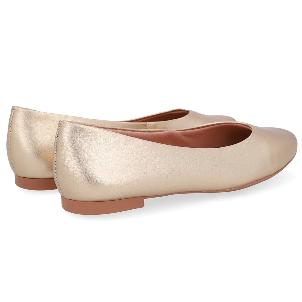 Sapatilha Usaflex Básica Conforto e Estilo Dourado 4