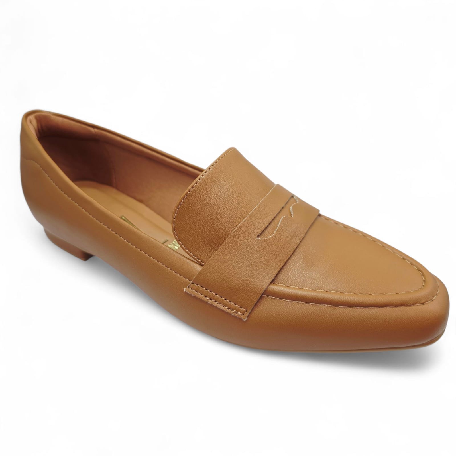 Mocassim Vizzano Clássico: Elegância Atemporal e Conforto Caramelo 2