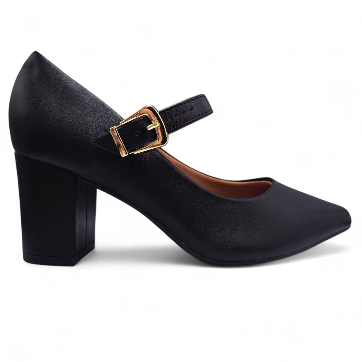 Sapato Scarpin Boneca Vizzano Salto Bloco Elegância e Conforto