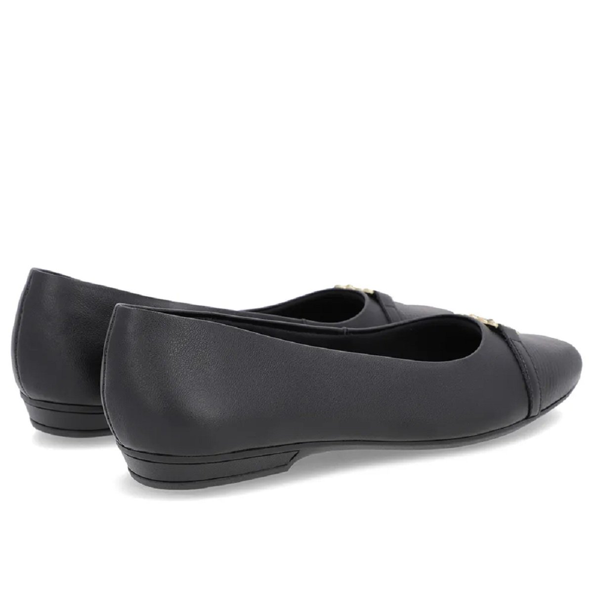 Sapatilha Usaflex Couro ? Conforto e Sofisticação Preto 3