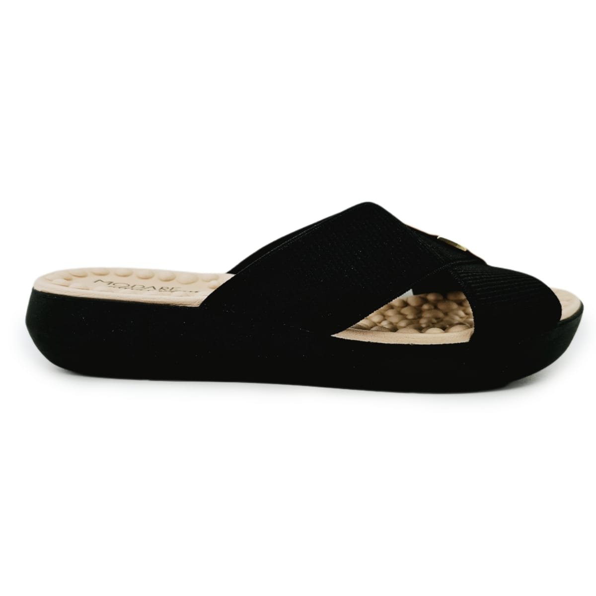 Chinelo Modare com Tiras Cruzadas em Elástico