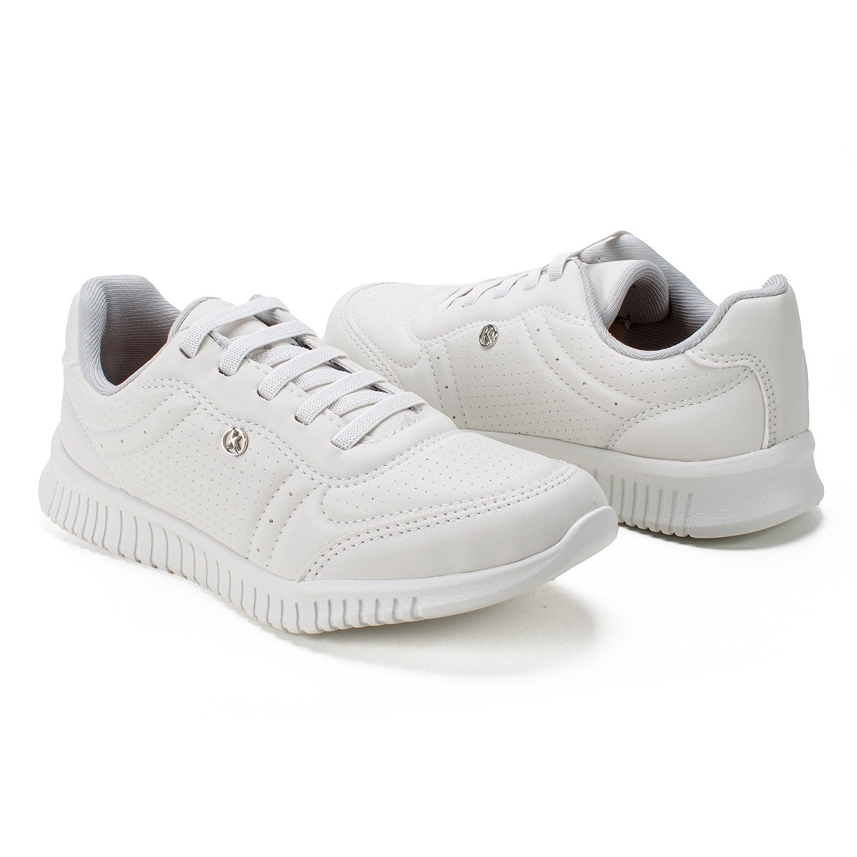 Tênis Kolosh Casual Ideal para Uniforme Branco 7