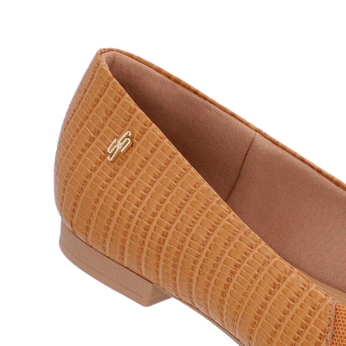 Sapatilha Usaflex Joanetes Couro Rasteira Super Confortável Caramelo 3