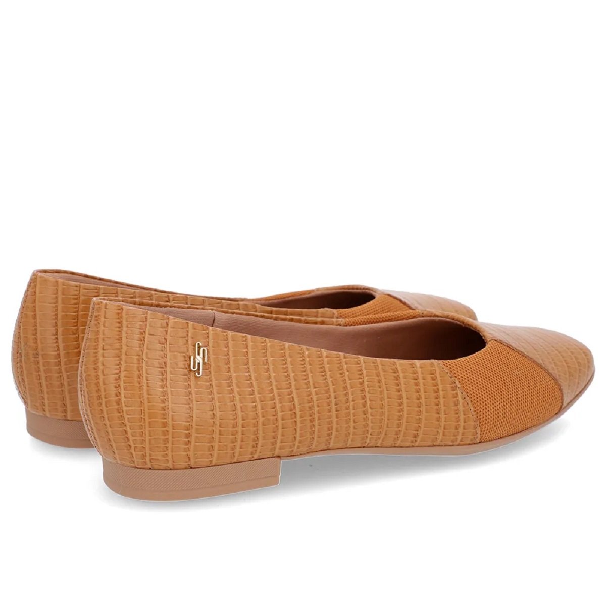 Sapatilha Usaflex Joanetes Couro Rasteira Super Confortável Caramelo 4
