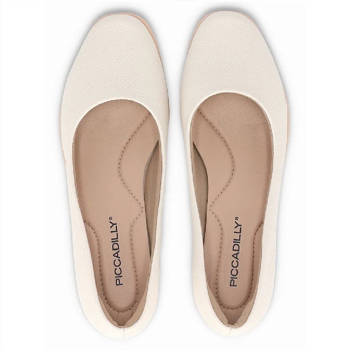 Sapato Piccadilly Anabela Médio Ivone Conforto e Estilo Branco 4