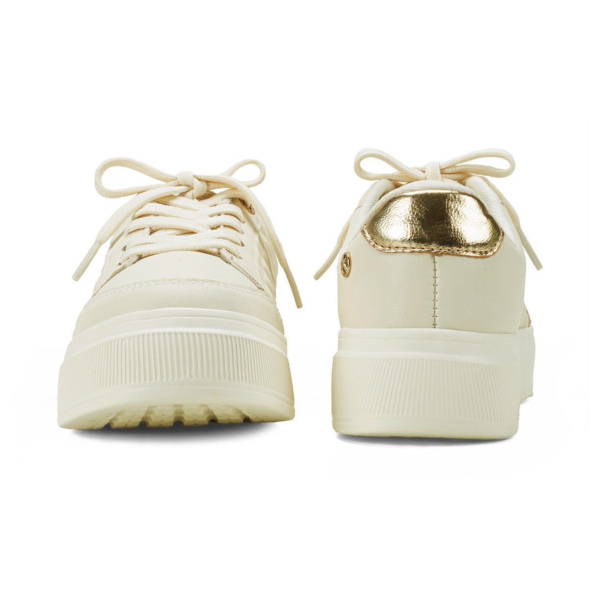 Tênis Kolosh Casual Flatform Creme 4