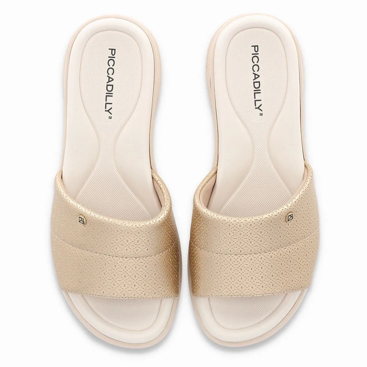 Tamanco Picadilly com Amortecedor SoftStep Anabela Dourado 2