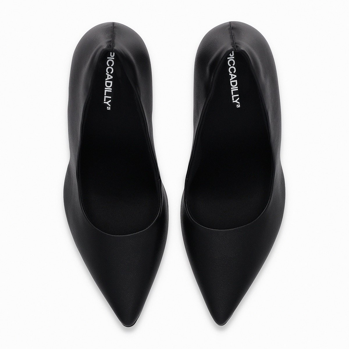 Sapato Piccadilly Scarpin Salto Alto Conforto Estilo em 9cm Preto 3