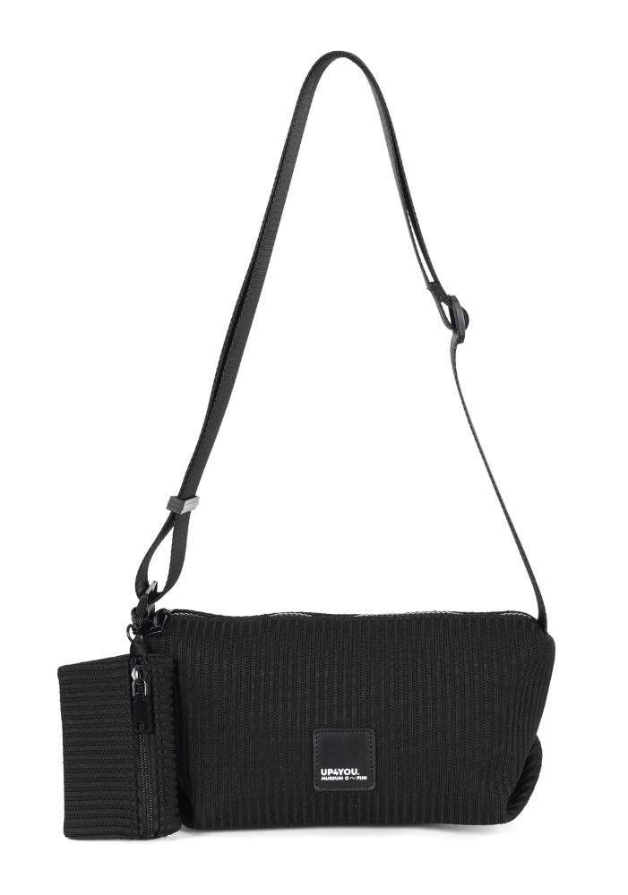 Bolsa Baguete Pequena Tranversal Malha Inverno Up4you