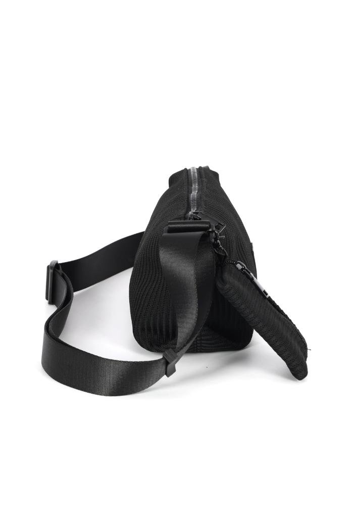 Bolsa Baguete Pequena Tranversal Malha Inverno Up4you Preto 3