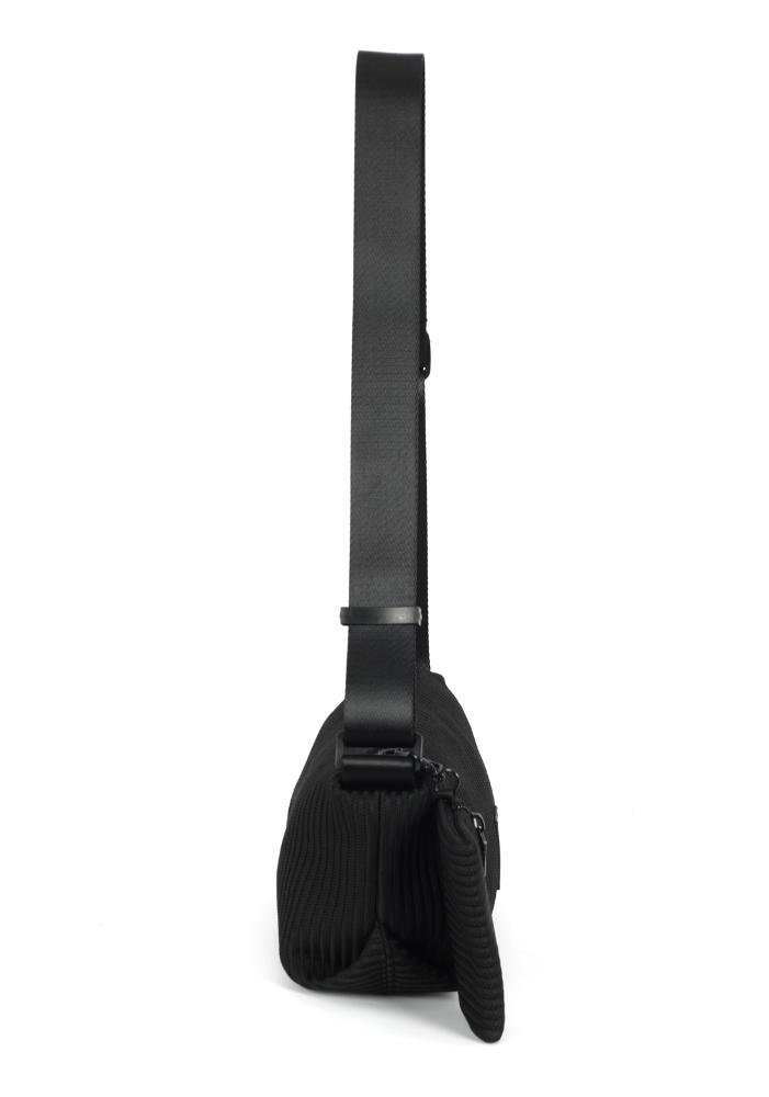 Bolsa Baguete Pequena Tranversal Malha Inverno Up4you Preto 6