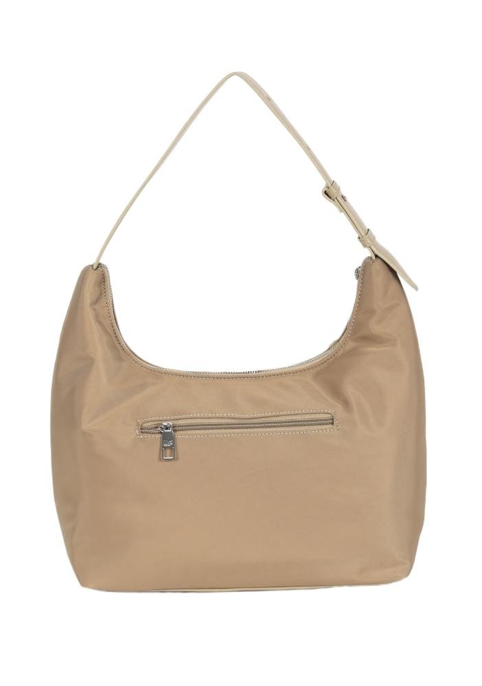 Bolsa Croissant Pequena Náilon Up4you Bege 6