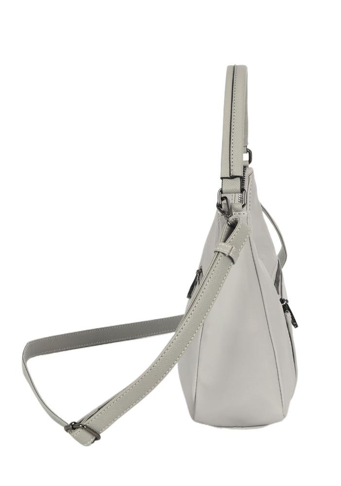 Bolsa Canoa Média de Ombro Casual Transversal Gash Cinza 3