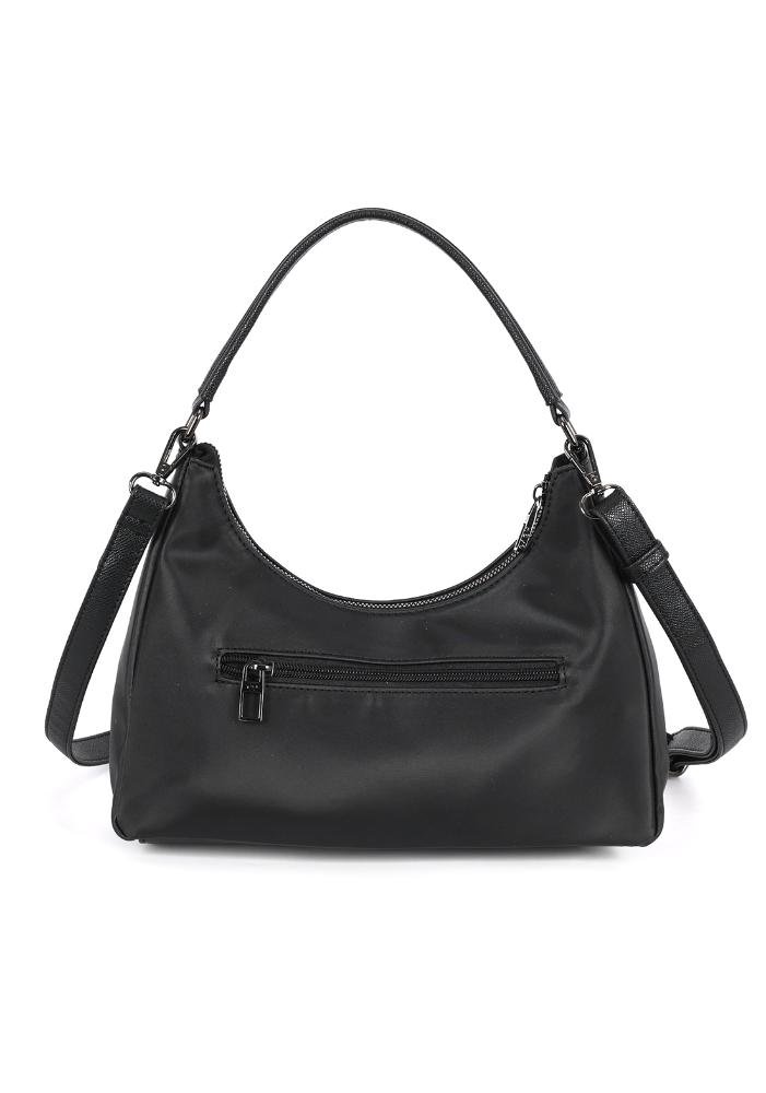 Bolsa Canoa Média de Ombro Casual Transversal Gash Preto 2