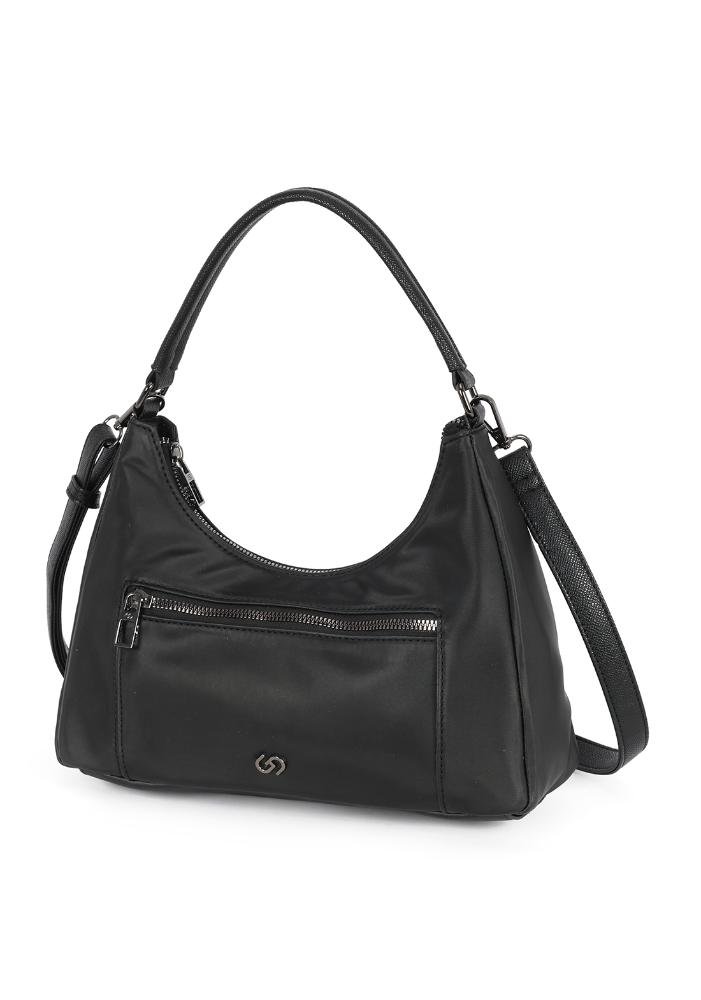 Bolsa Canoa Média de Ombro Casual Transversal Gash Preto 3