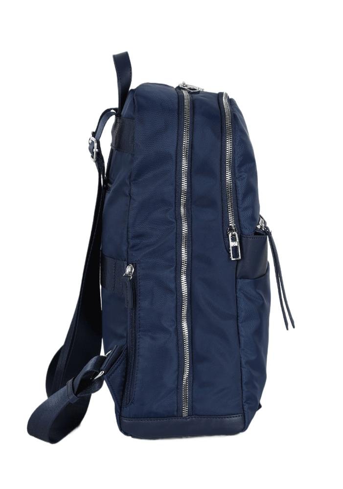 Mochila de Costas Média Feminina Executiva Notebook com Bolso Removível Gash Azul 2