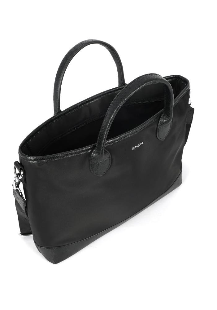 Bolsa Tote Média Transversal Casual Gash Preto 3