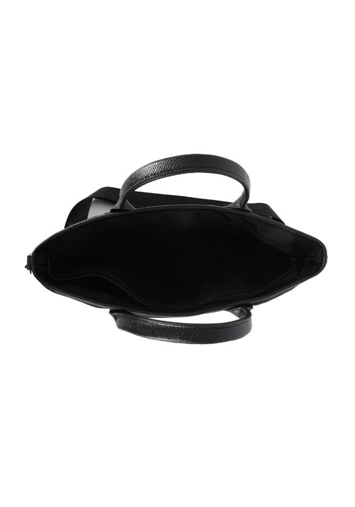 Bolsa Tote Média Transversal Casual Gash Preto 4