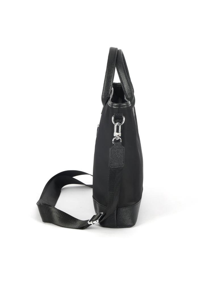 Bolsa Tote Média Transversal Casual Gash Preto 5