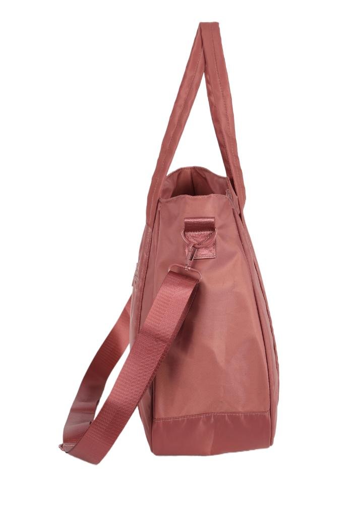 Bolsa Tote Média Transversal Náilon Up4you Rosa 5