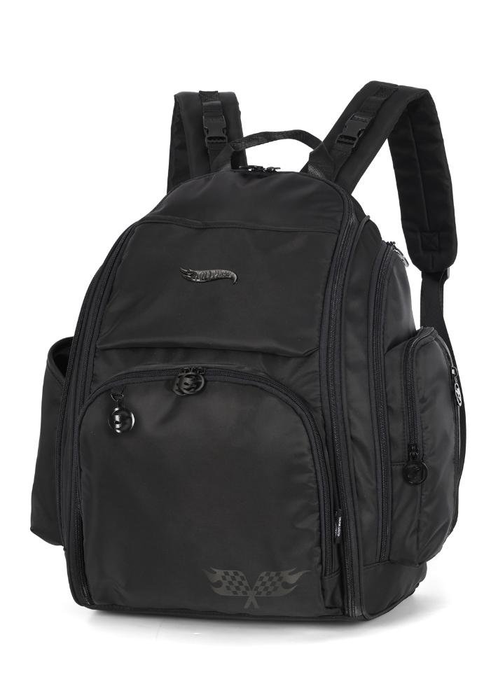 Mochila Maternidade Baby Bag Náilon Hotwheels Preto 2