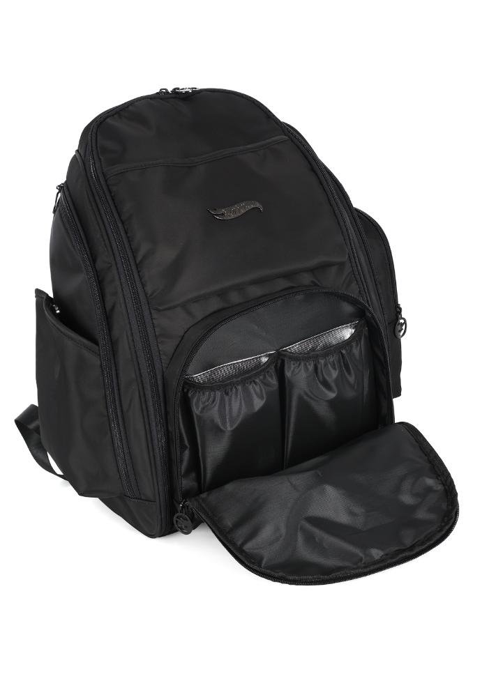 Mochila Maternidade Baby Bag Náilon Hotwheels Preto 3