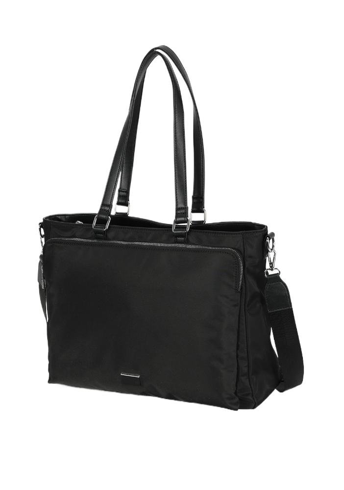 Bolsa Tote Grande Transversal Executiva Notebook Gash Preto 2