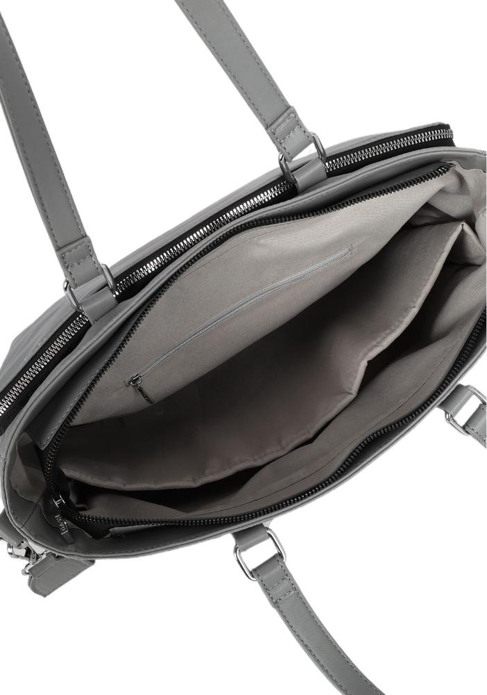 Bolsa Tote Grande Transversal Executiva Notebook Gash Preto 4