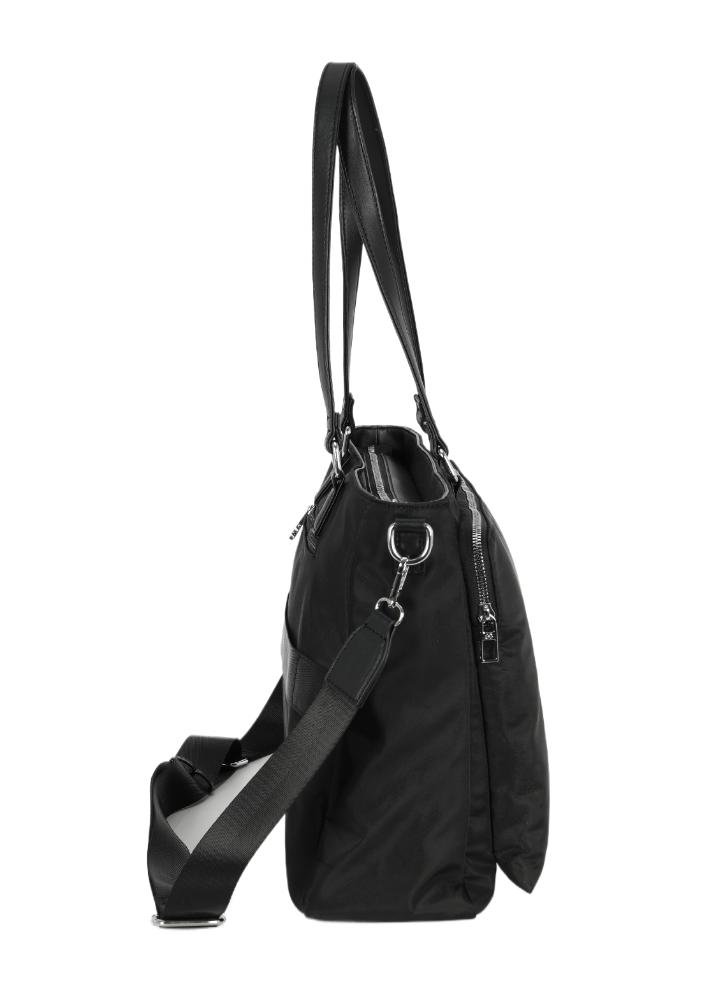 Bolsa Tote Grande Transversal Executiva Notebook Gash Preto 6