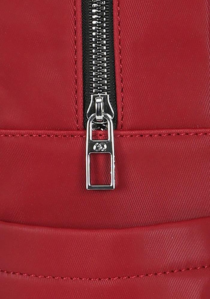 Mochila de Costas Pequena Feminina Executiva Notebook Gash Vermelho 7