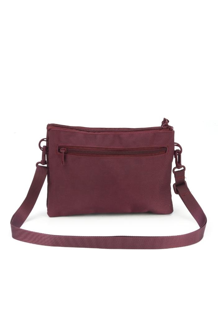 Bolsa Carteiro Pequena Transversal Sarja Verão Up4you Vinho 5