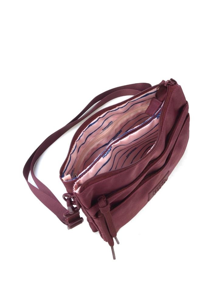 Bolsa Carteiro Pequena Transversal Sarja Verão Up4you Vinho 6