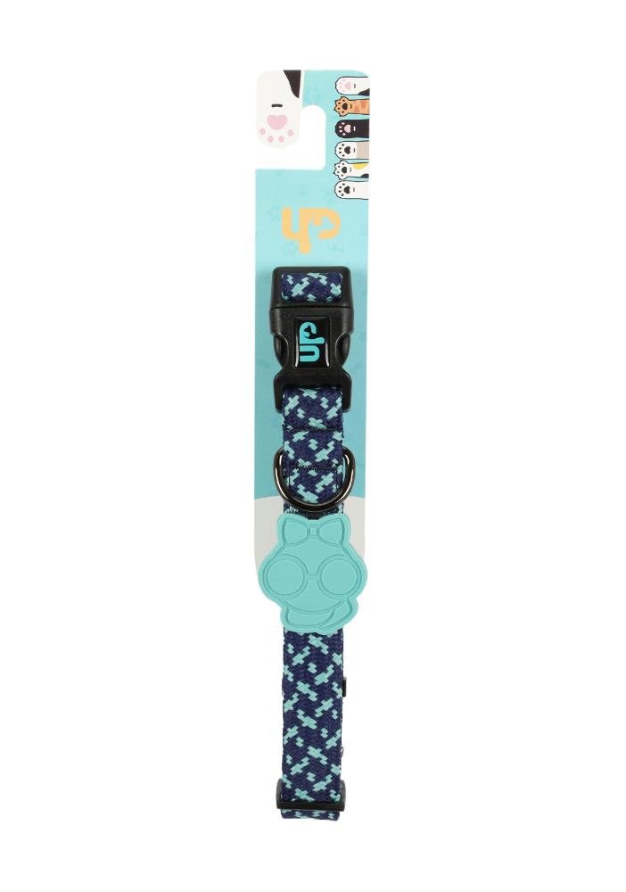 Coleira Pet PP em Poliéster Ajustável Up4You Azul 5