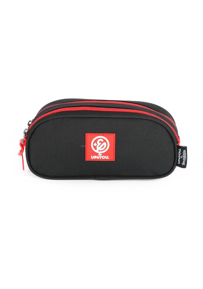 Estojo Duplo Juvenil Médio Enaldinho Up4you Preto 1