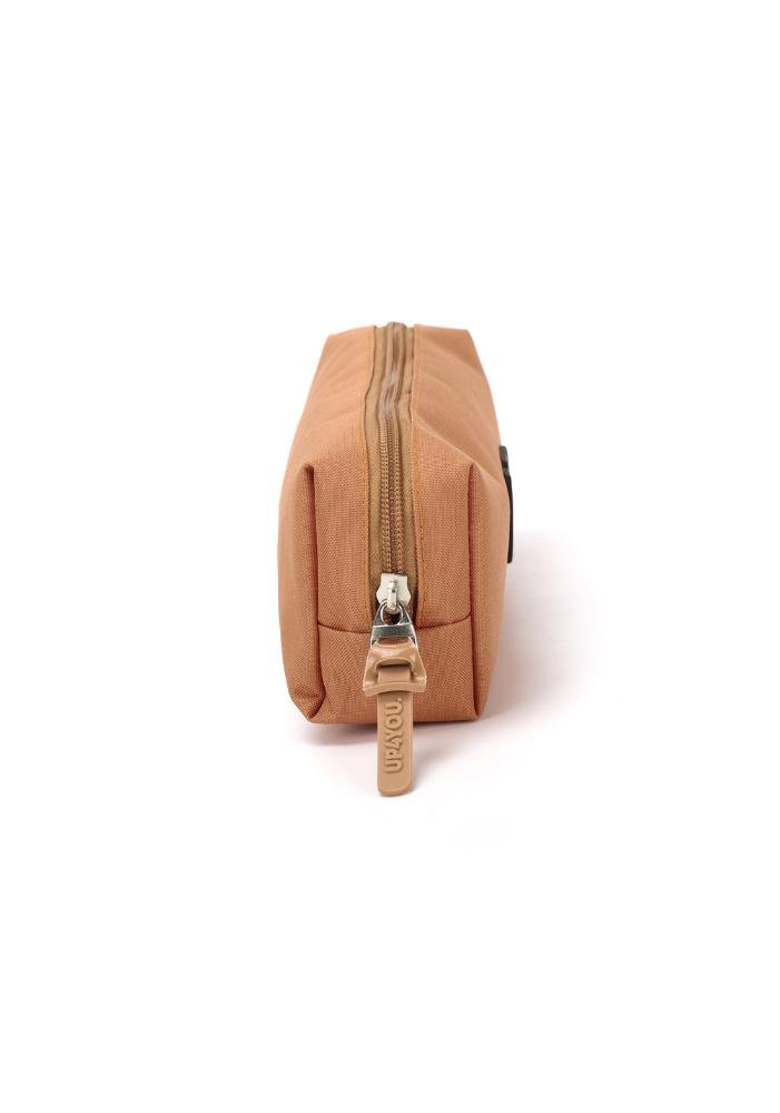 Estojo Simples Juvenil Médio Logo Camuflado Up4you Marrom 4