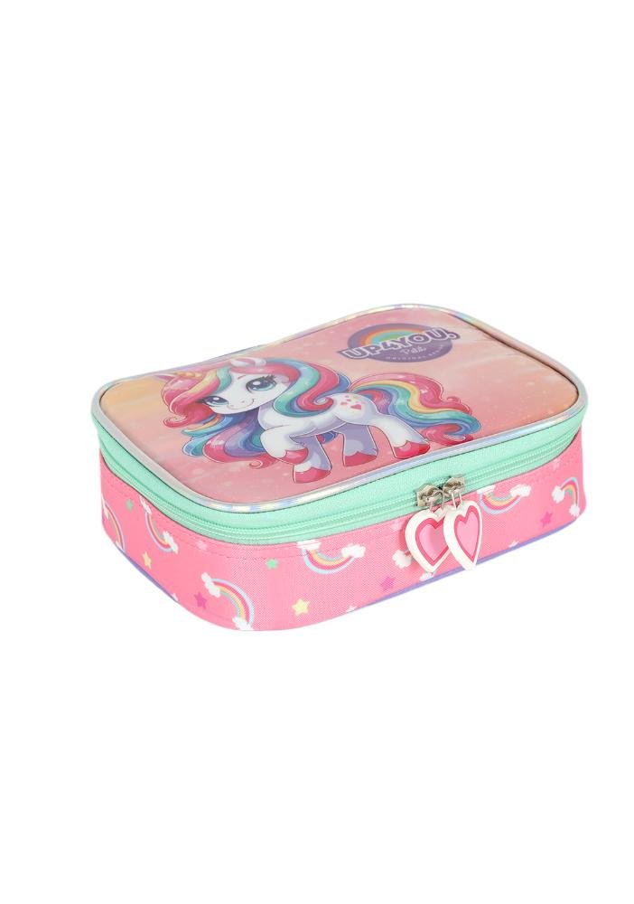 Estojo Box Infantil Médio 100 pens Be Capy Up4you Rosa 4