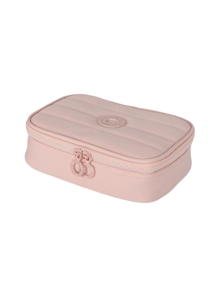 Estojo Box Juvenil Médio 100 pens Náilon Mate Up4you Salmão 2