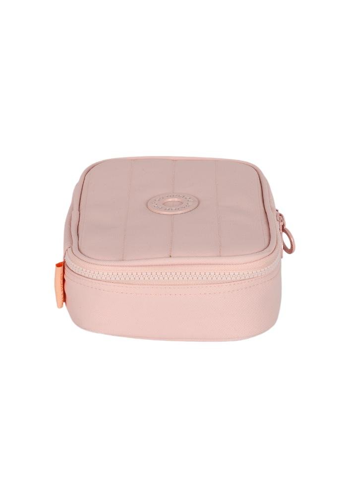 Estojo Box Juvenil Médio 100 pens Náilon Mate Up4you Salmão 4