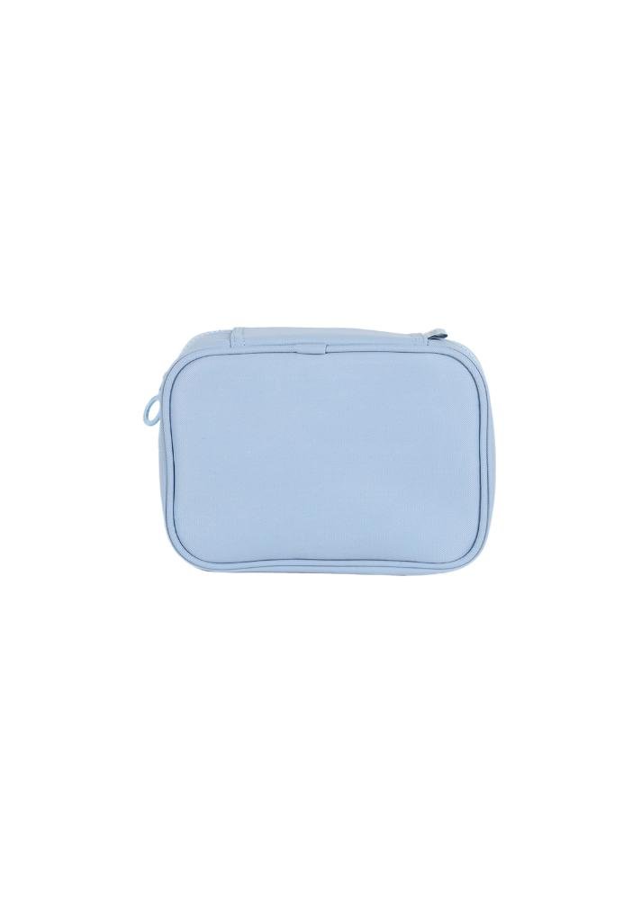 Estojo Box Juvenil Médio 100 pens Náilon Mate Up4you Azul 6