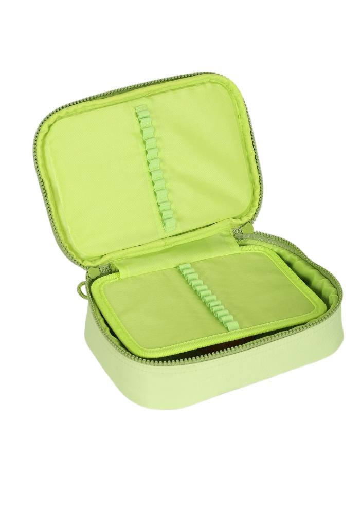 Estojo Box Juvenil Médio 100 pens Náilon Mate Up4you Verde 3