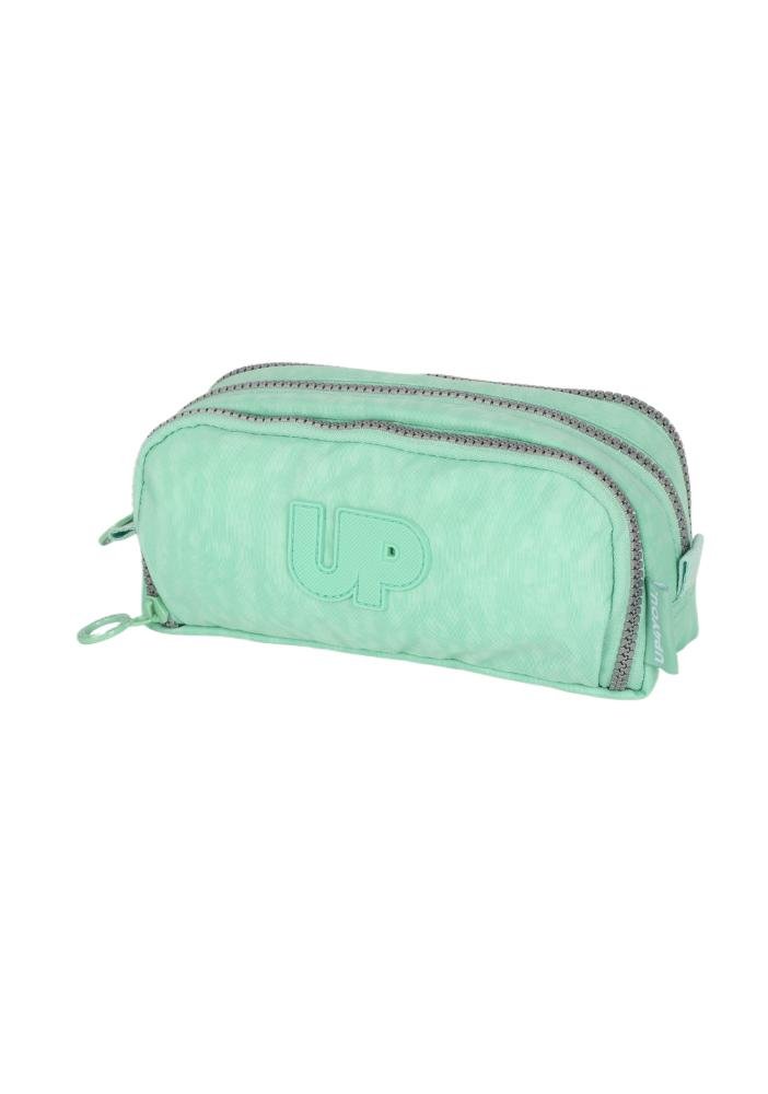 Estojo Triplo Juvenil Médio Crinkle Up4you Verde 2