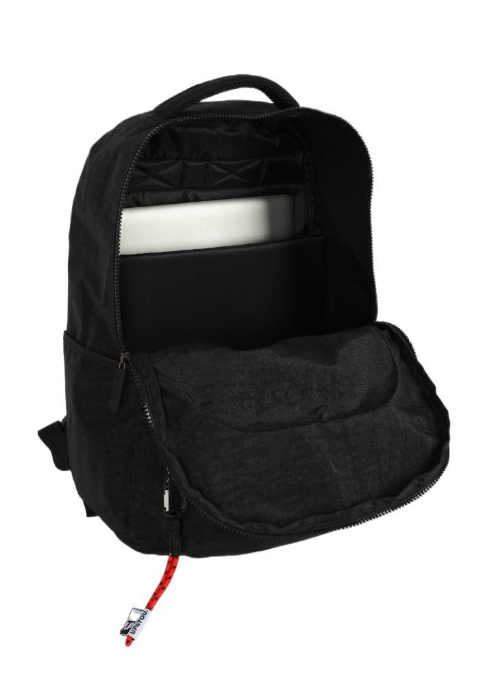 Mochila de Costas Média Juvenil Crinkle 4Y Básica Up4you Preto 7