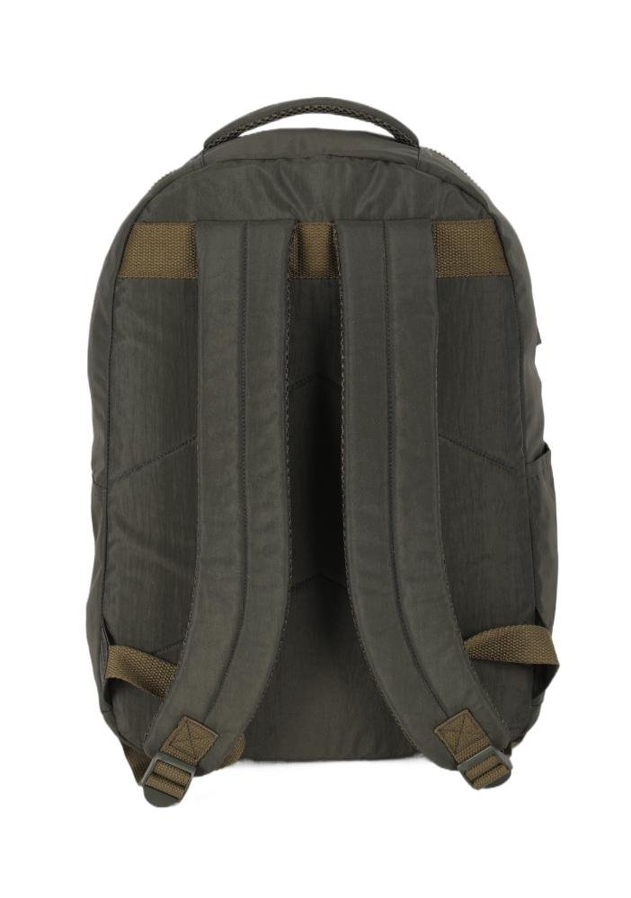 Mochila de Costas Média Juvenil Crinkle 4Y Básica Up4you Cinza 4